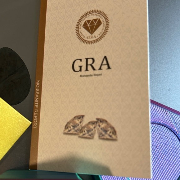 NWT 3.5mm Moissanite Sterling Silver earring with screw back posts. - Picture 3 of 6